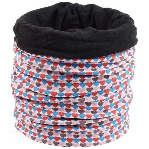 Finmark CHILDREN’S MULTIFUNCTIONAL SCARF WITH FLEECE Dětský multifunkční šátek s fleecem, mix, velikost UNI