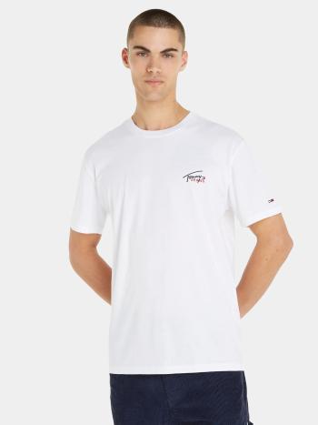 Tommy Jeans pánské bílé tričko