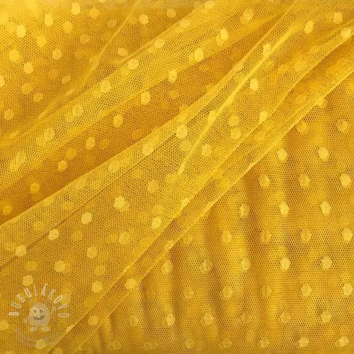 Tyl na TUTU SPOT yellow