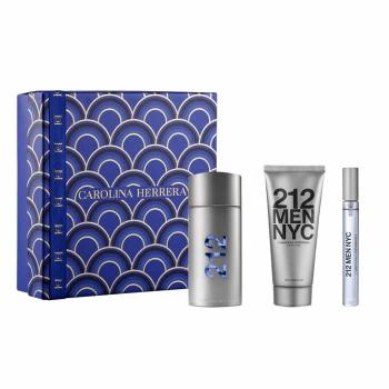 Carolina Herrera 212 Men - EDT 100 ml + gel po holení 100 ml + EDT 10 ml