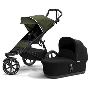 Thule Urban Glide 2 + Bassinet Cypress Green on Black (0091021128859)