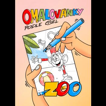 Omalovánky číselné ZOO A4