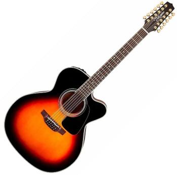 Takamine P6JC-12 Brown Sunburst 12-strunná elektroakustická kytara