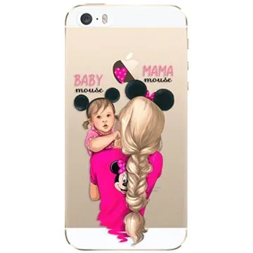 iSaprio Mama Mouse Blond and Girl pro iPhone 5/5S/SE (mmblogirl-TPU2_i5)