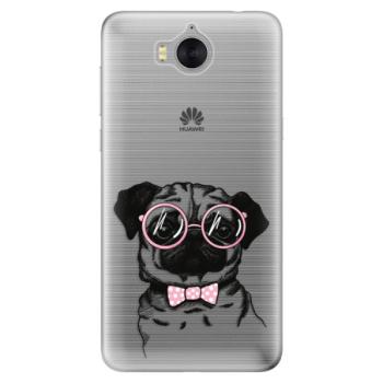 Odolné silikonové pouzdro iSaprio - The Pug - Huawei Y5 2017 / Y6 2017