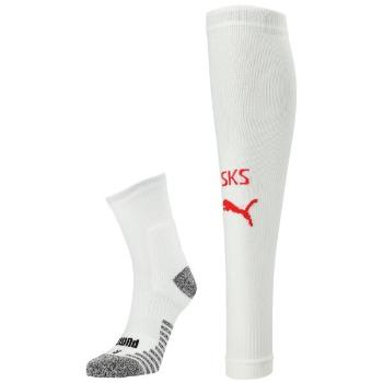 Puma TEAM SKS STACKED SOCKS PROMO Pánské štulpny, bílá, velikost