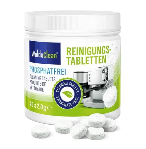 WoldoClean Čisticí tablety do kávovaru bez fosfátu 45 ks
