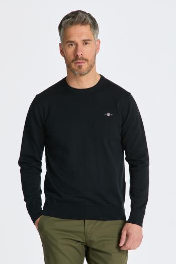 SVETR GANT CLASSIC COTTON C-NECK BLACK