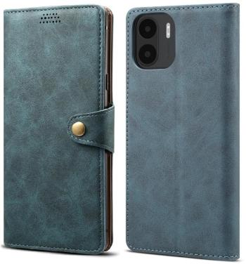 Mobiltelefon tok Lenuo Leather flip tok Xiaomi Redmi A1-hez, kék