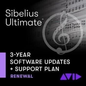 AVID Sibelius Ultimate Perpetual License 3 Years Updates + Support Plan Renewal (Digitální produkt)