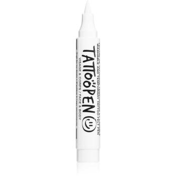 Nailmatic Tattoo Pen tetovací pero na obličej a tělo White 1 ks