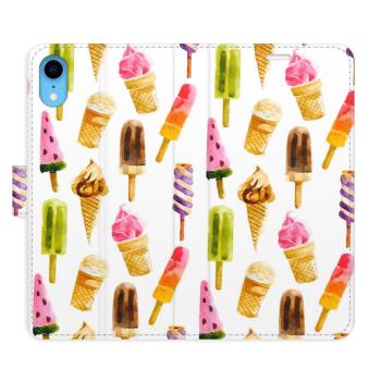 Flipové pouzdro iSaprio - Ice Cream Pattern - iPhone XR