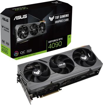 Videókártya ASUS TUF GAMING GeForce RTX 4090 24GB OC