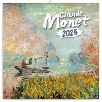 Poznámkový kalendář Claude Monet 2025