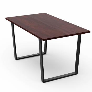 Blumfeldt Bearsdon jídelní set, stolová deska a kovové nohy stolu, industriální styl, stabilní, moderní
