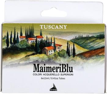 Maimeri Blu Sada akvarelových barev Tuscany 6 x 12 ml 6 ks