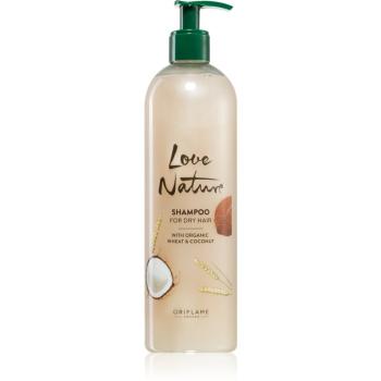 Oriflame Love Nature Organic Wheat & Coconut hydratační šampon pro suché vlasy 500 ml