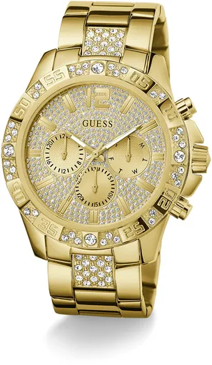 Guess Mens Gold Tone Multi-function Watch GW0796G2
