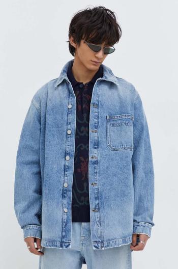 Džínová bunda Tommy Jeans pánská, přechodná, DM0DM18262