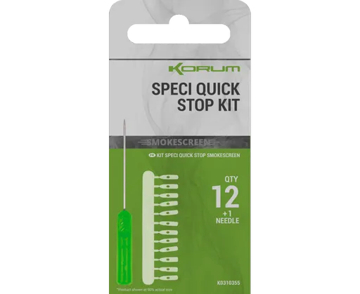 Korum zarážky smokescreen speci quick stop kit 12 ks