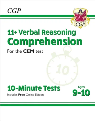 11+ CEM 10-Minute Tests: Comprehension - Ages 9-10 (with Online Edition) - CGP Books