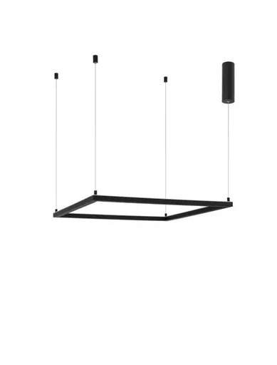 NOVA LUCE závěsné svítidlo ETERNA černý hliník a akryl LED 40W 230V 3000K IP20 stmívatelné 9990734