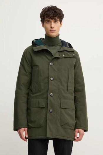 Bunda Barbour Winter Beaufort Waterproof Parka pánská, zelená barva, zimní, MWB1126