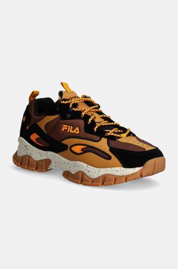 Sneakers boty Fila Ray Tracer hnědá barva, FFM0058