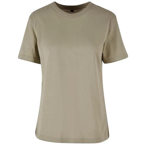 Build Your Brand Dámské oversize tričko - Světlá olivová | XL