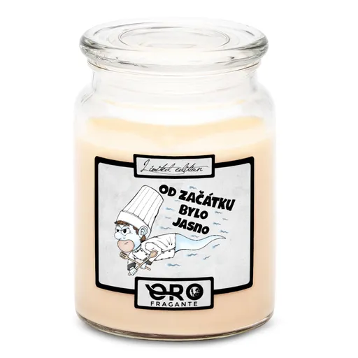 Svíčka Kuchařská spermie (Vůně svíčky: Vanilka)