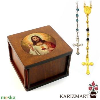 ✟ Rózsafüzér díszdobozzal #DD01-RF-3