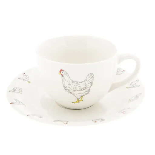 Šálek s podšálkem Lucky Chicken - 0,2l LCHKS