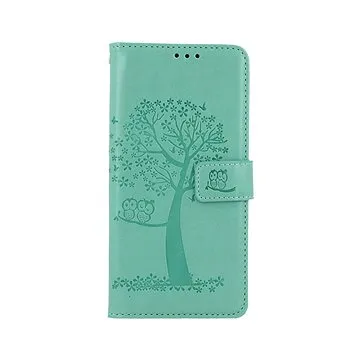 TopQ Pouzdro Samsung A33 5G knížkové Zelený strom sovičky 75033 (Sun-75033)