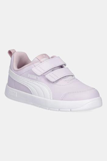 Detské tenisky Puma Courtflex V3 V ružová farba, 310252