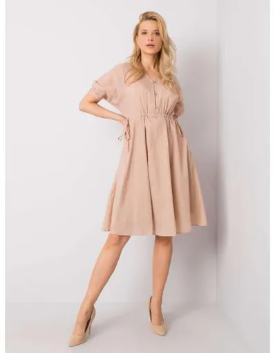 Dámské šaty Kaia RUE PARIS béžové