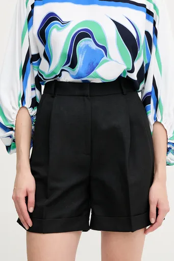 Šortky s příměsí lnu Tommy Hilfiger