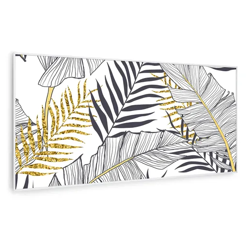 Klarstein Wonderwall Air Art Smart, infračervený ohřívač, 120 x 60 cm, 700 W, list