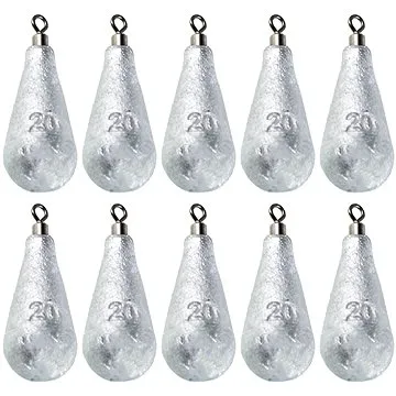 Suretti Olovo hruška s obratlíkem 20g 10ks (4891223213072)