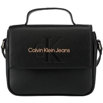 Calvin Klein SCULPTED BOXY FLAP CB20 MONO Dámská kabelka, černá, velikost