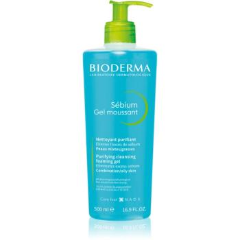 Bioderma Sébium Gel Moussant čisticí gel pro mastnou a smíšenou pleť 500 ml