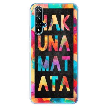 Odolné silikonové pouzdro iSaprio - Hakuna Matata 01 - Huawei Nova 5T