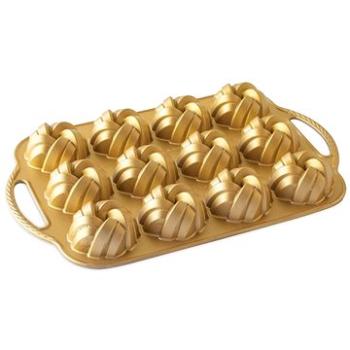 NORDIC WARE Forma na 12 malých bábovek ANIVERSARY zlatá (NW_95377)