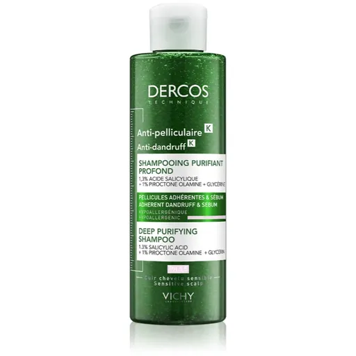 Vichy Dercos Anti-Dandruff K šampon proti lupům s peelingovým efektem 250 ml