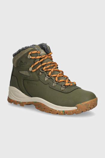 Boty Columbia Newton Ridge Waterproof Omni-Heat zelená barva, 2100221