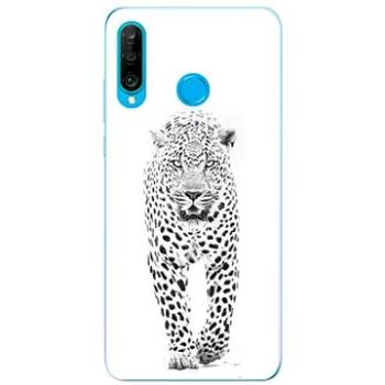 iSaprio White Jaguar pro Huawei P30 Lite (jag-TPU-HonP30lite)