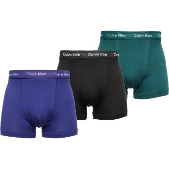 Calvin Klein 3 PACK TRUNKS - STRETCH Pánské trenýrky, černá, velikost