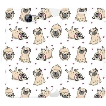 Flipové pouzdro na mobil Huawei Y6 II Compact - M097P Mopsíci (5903226062072)