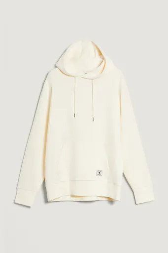 MIKINA GANT WAFFLE TEXTURE HOODIE CREAM