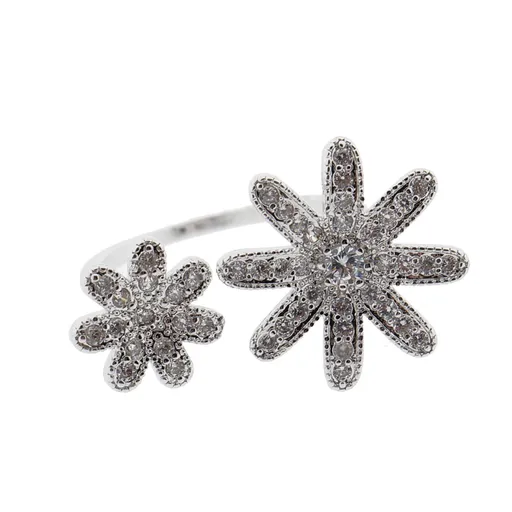 Prsten s květy a kamínky  Clayre & Eef