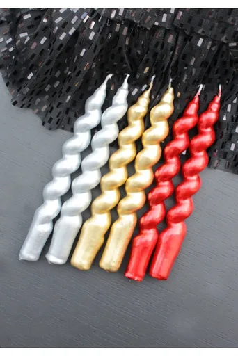 Candle Set (6 Pieces) Sedefli Burgu